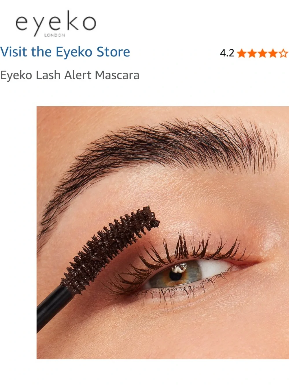 Eyeko London Lash Alert Lift & Curl Brown Mascara Full Size